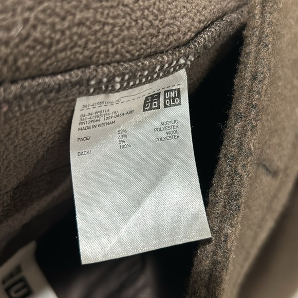 Like new UNIQLO wool blend jacket - Picture 4 of 4